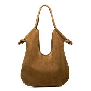 8779 Large Suede Hobo Bags Trendy Shoulder Bag Tote Satchel for Work Travel